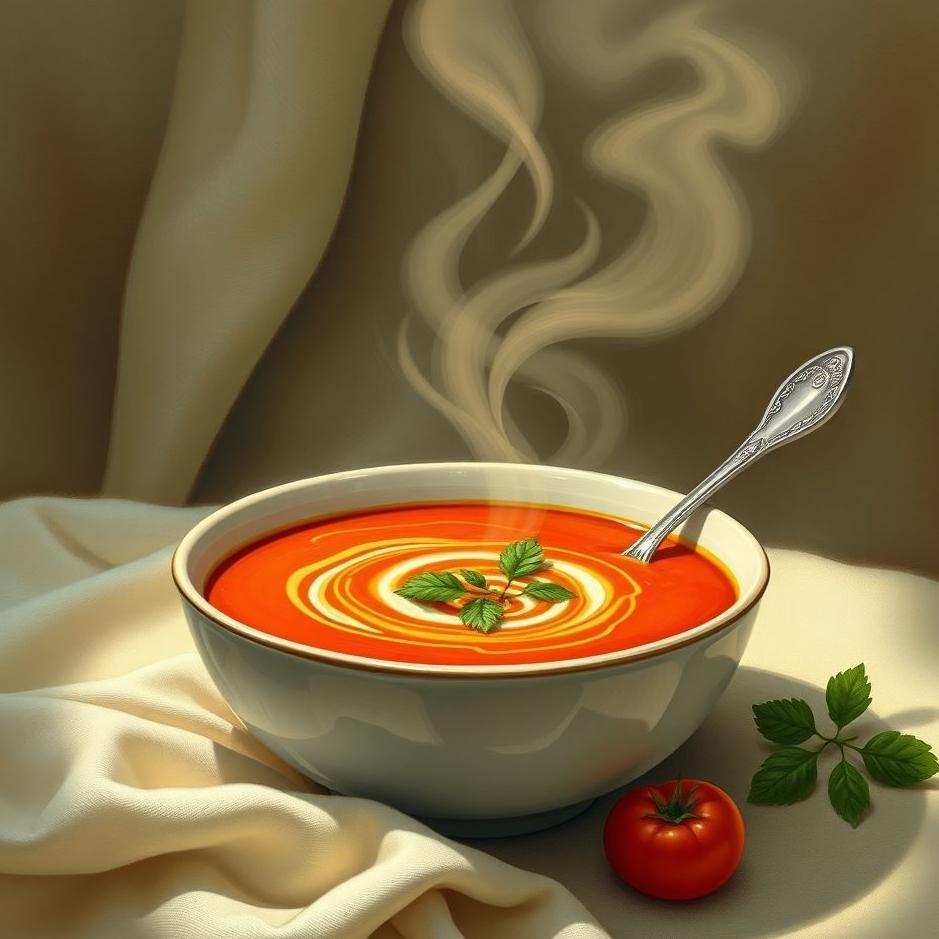 Dream : Tomato paste soup in a dream