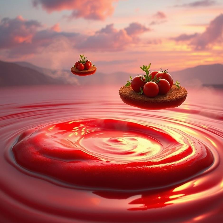 Dream : Tomato sauce in a dream