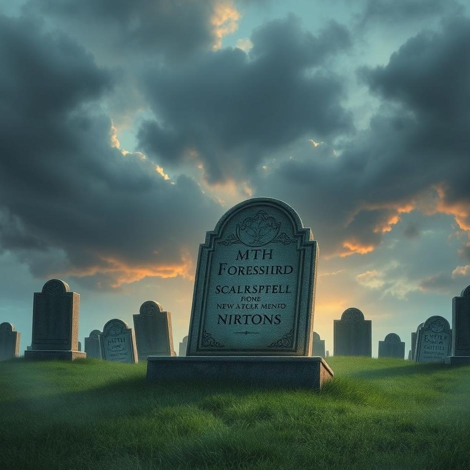 Dream : Tombstone disappear in a dream