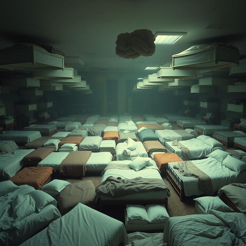 Dream : Too many beds in a room in a dream