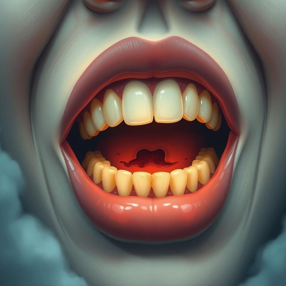 Dream : Tooth loss in the mouth of the dream