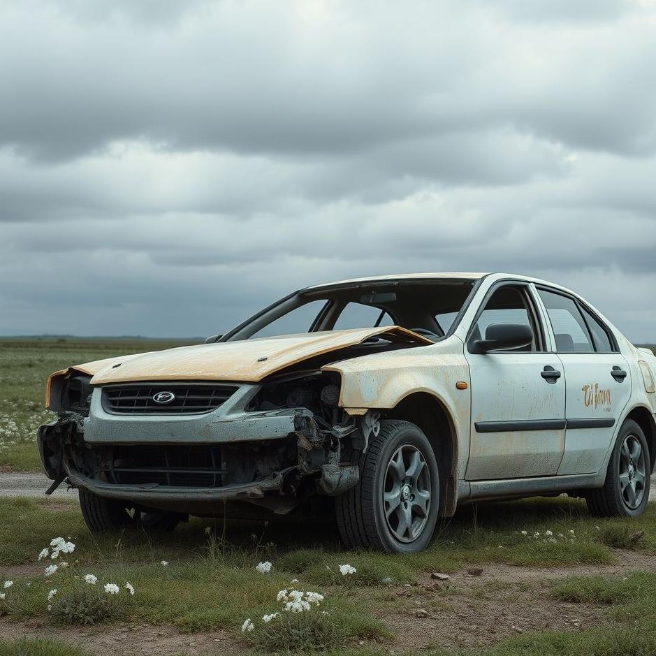 Dream : Torn apart car in a dream