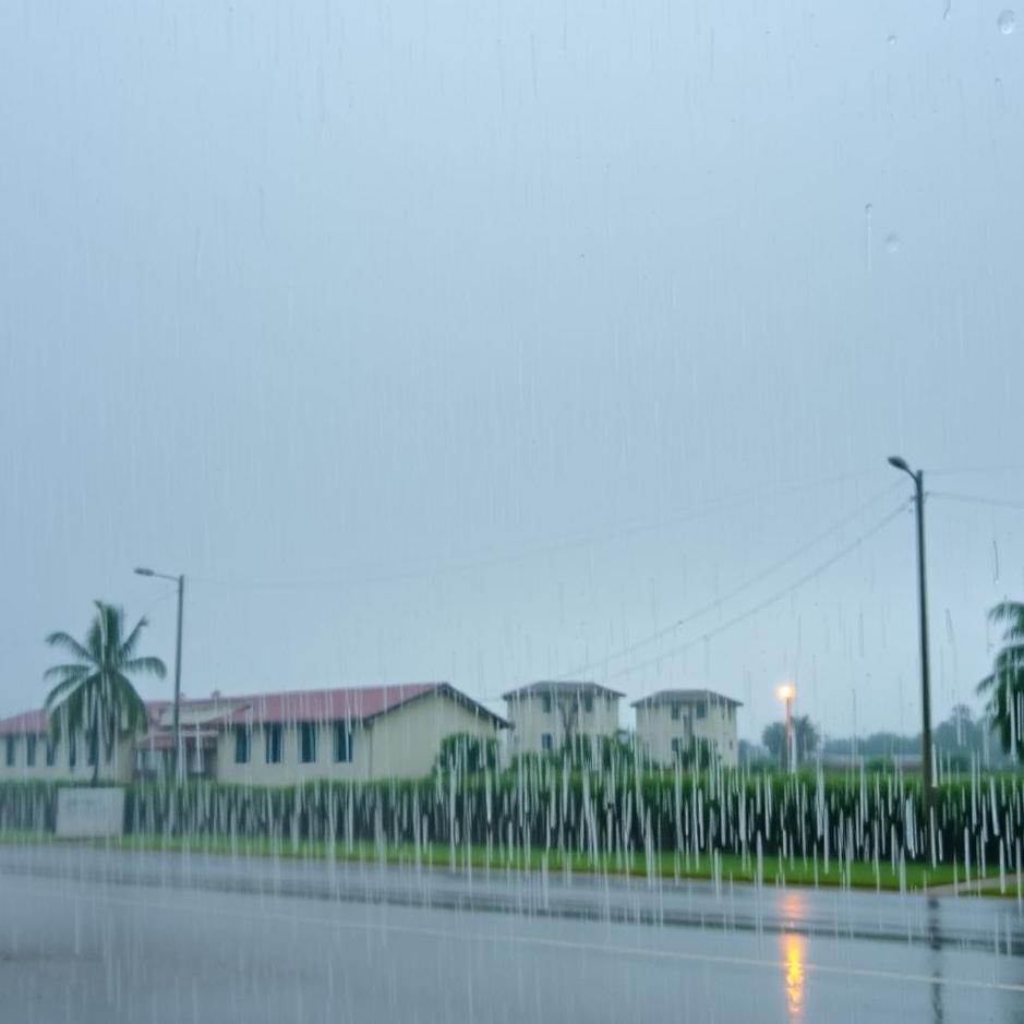 Dream : Torrential rain in a dream