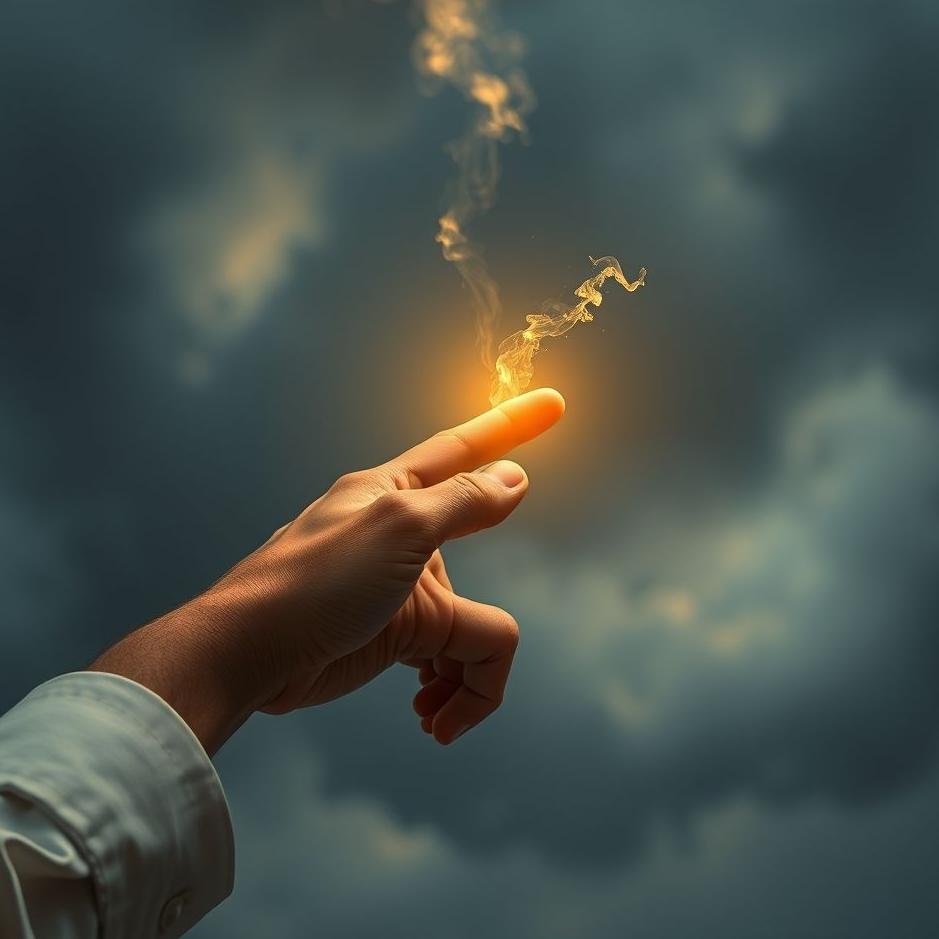 Dream : Touching a man's hand in a dream