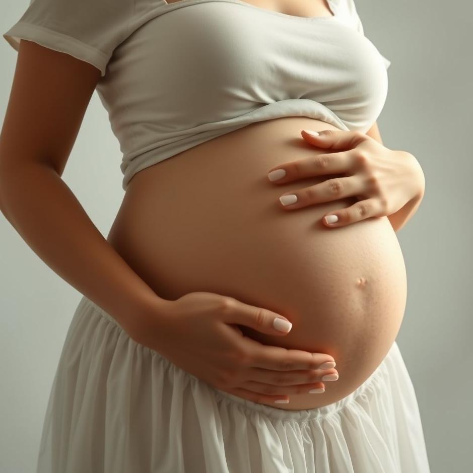Dream : Touching a pregnant belly in a dream