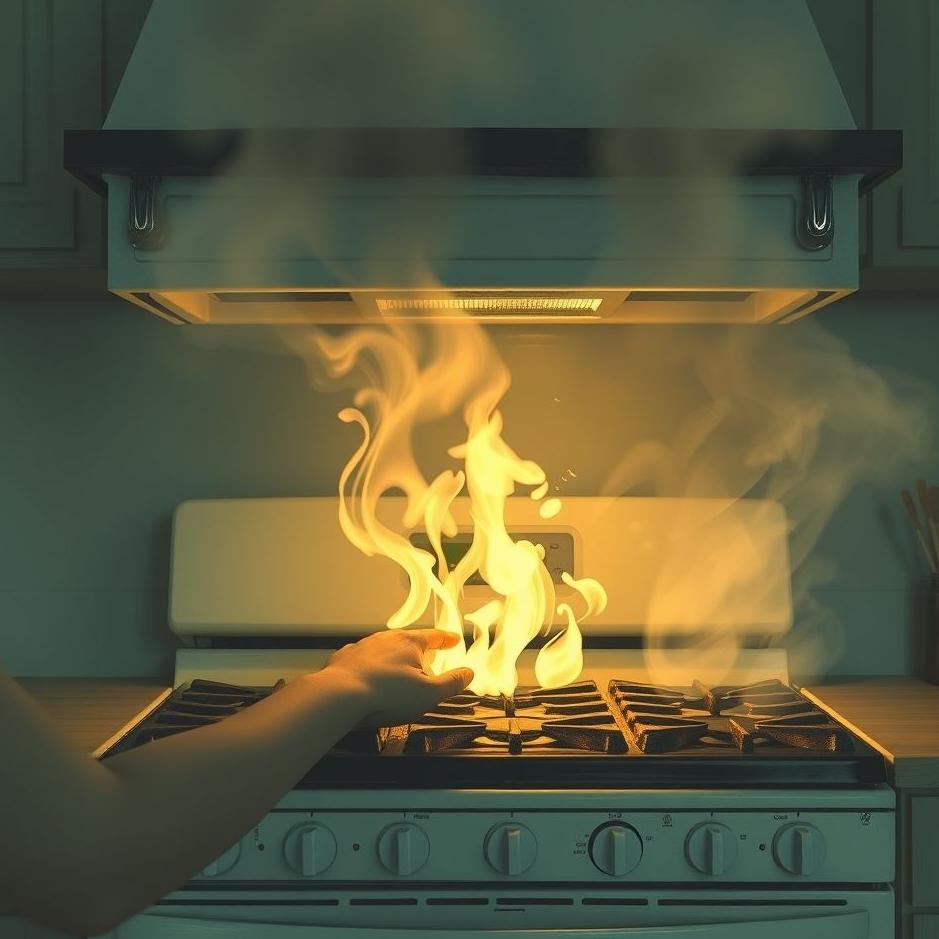Dream : Touching a stove in a dream