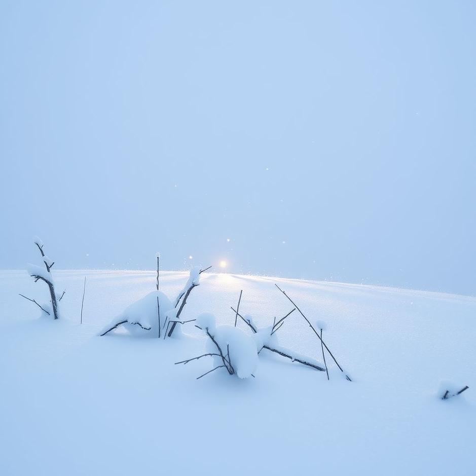 Dream : Touching snow in a dream
