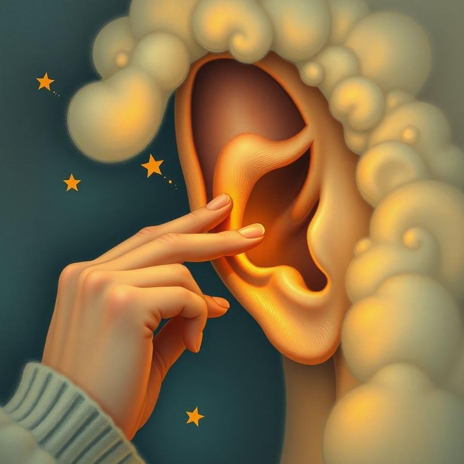 Dream : Touching the ear in a dream