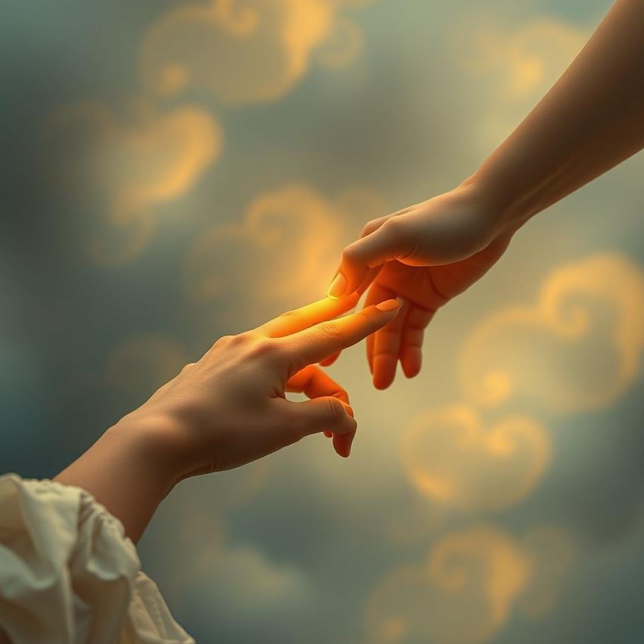 Dream : Touching the hand of your beloved in a dream