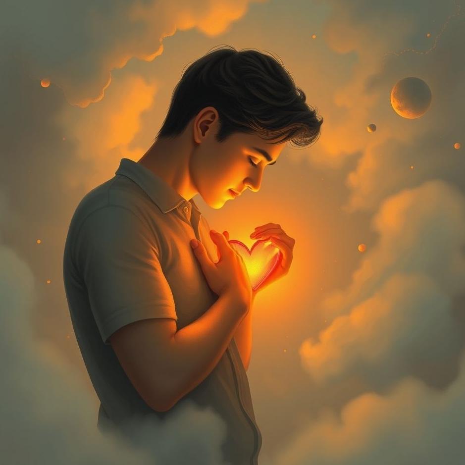 Dream : Touching the heart of the man you love in your dream