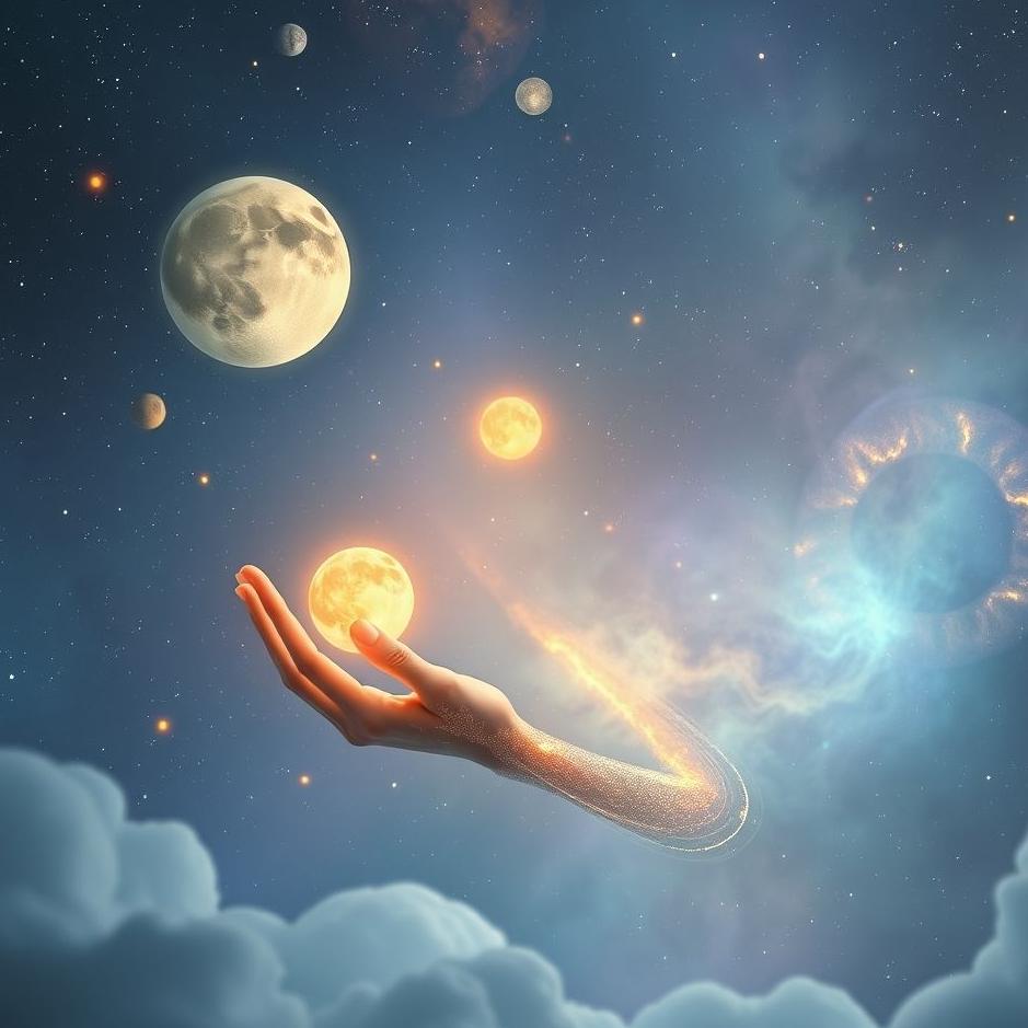 Dream : Touching the planets in your dream