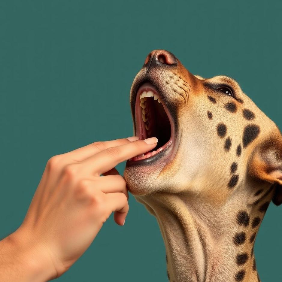 Dream : Touching the throat 