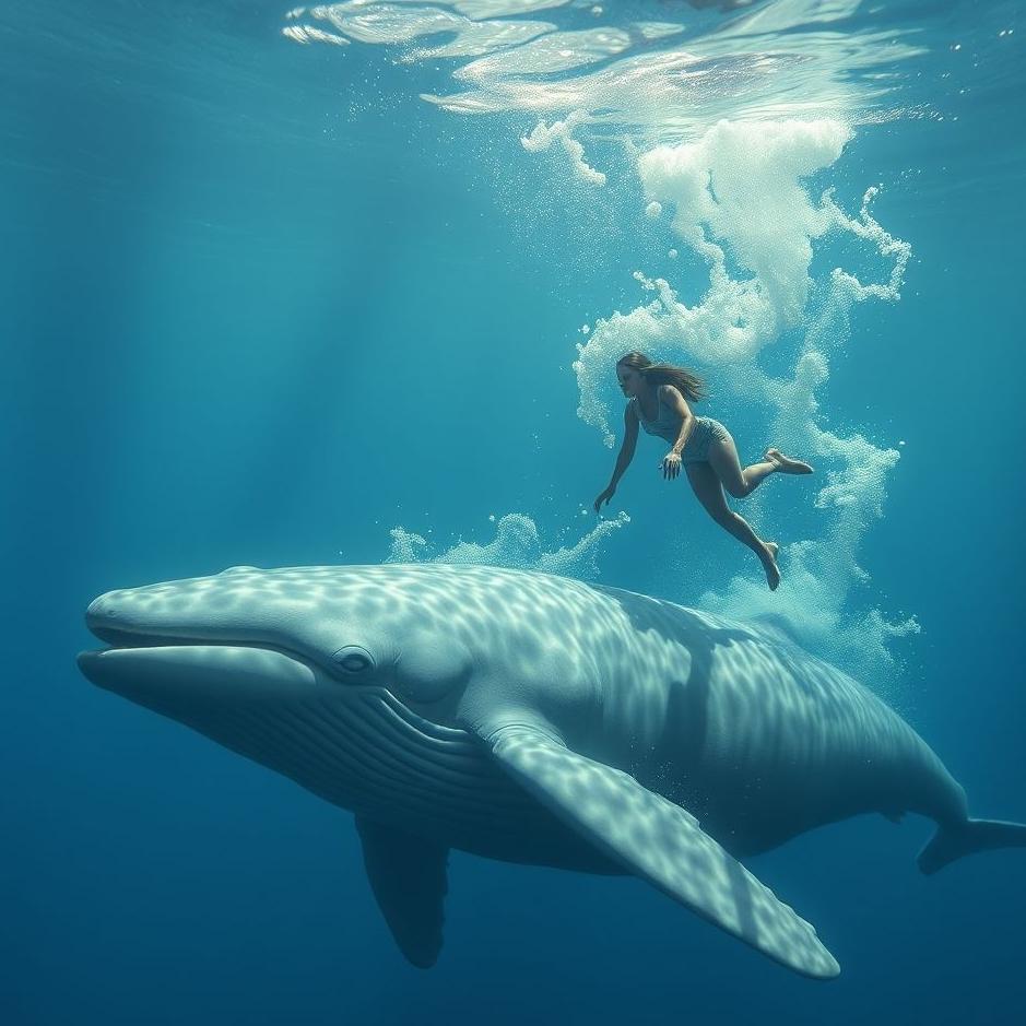 Dream : Touching the whale in a dream