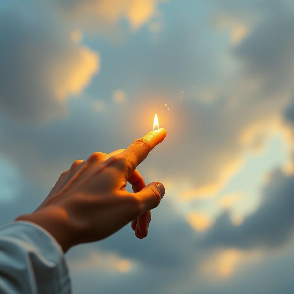 Dream : Touching with a finger in a dream