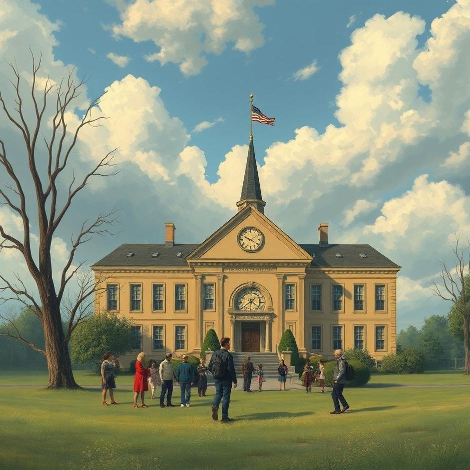 Dream : Tour of a school in a dream