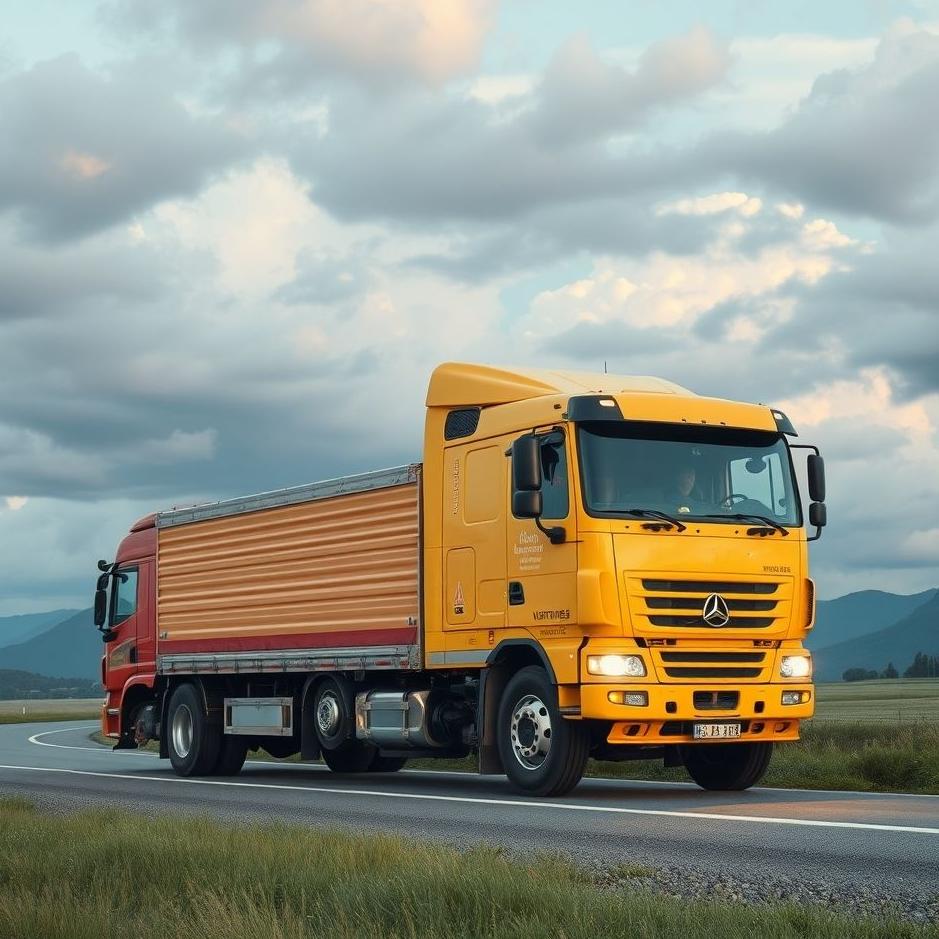 Dream : Transportation truck in a dream