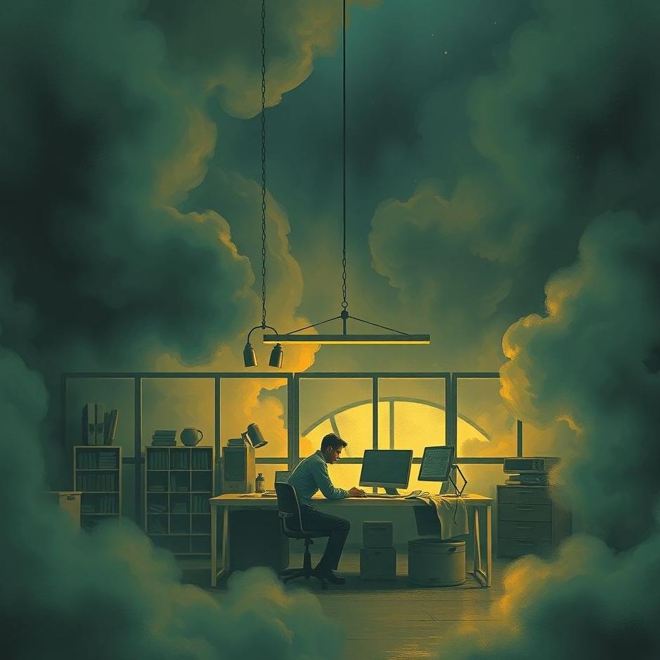 Dream : Trapped at work in a dream