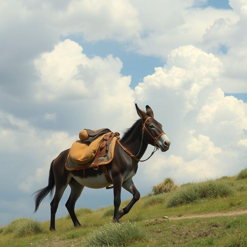 Dream : Traveling with a donkey in a dream