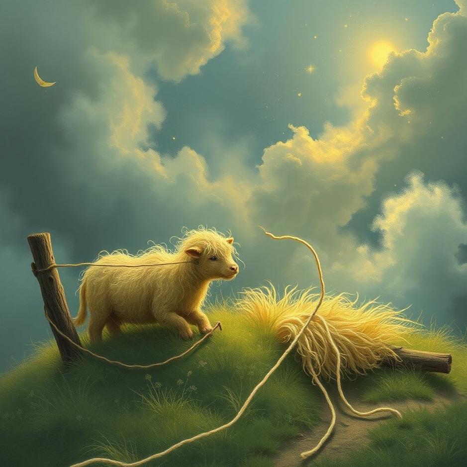 Dream : Treading yarn in a dream