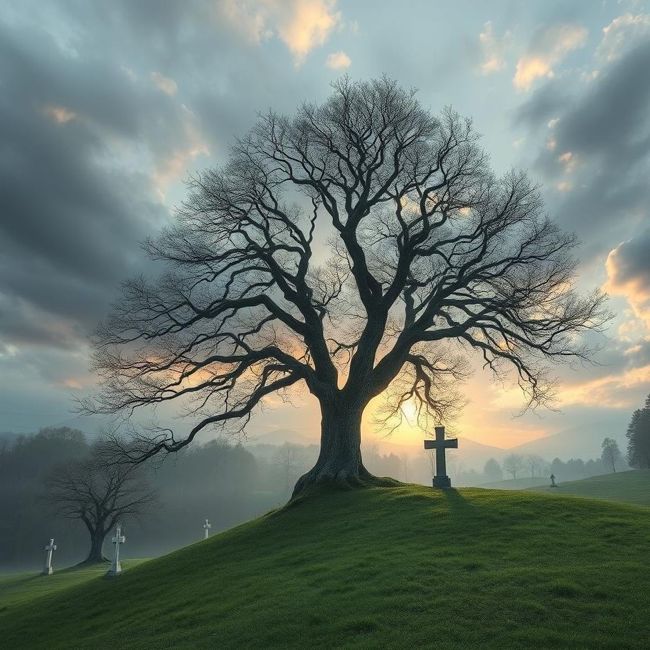 Dream : Tree at the grave in a dream