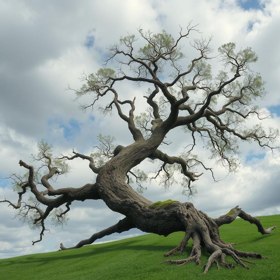 Dream : Tree falling apart in a dream