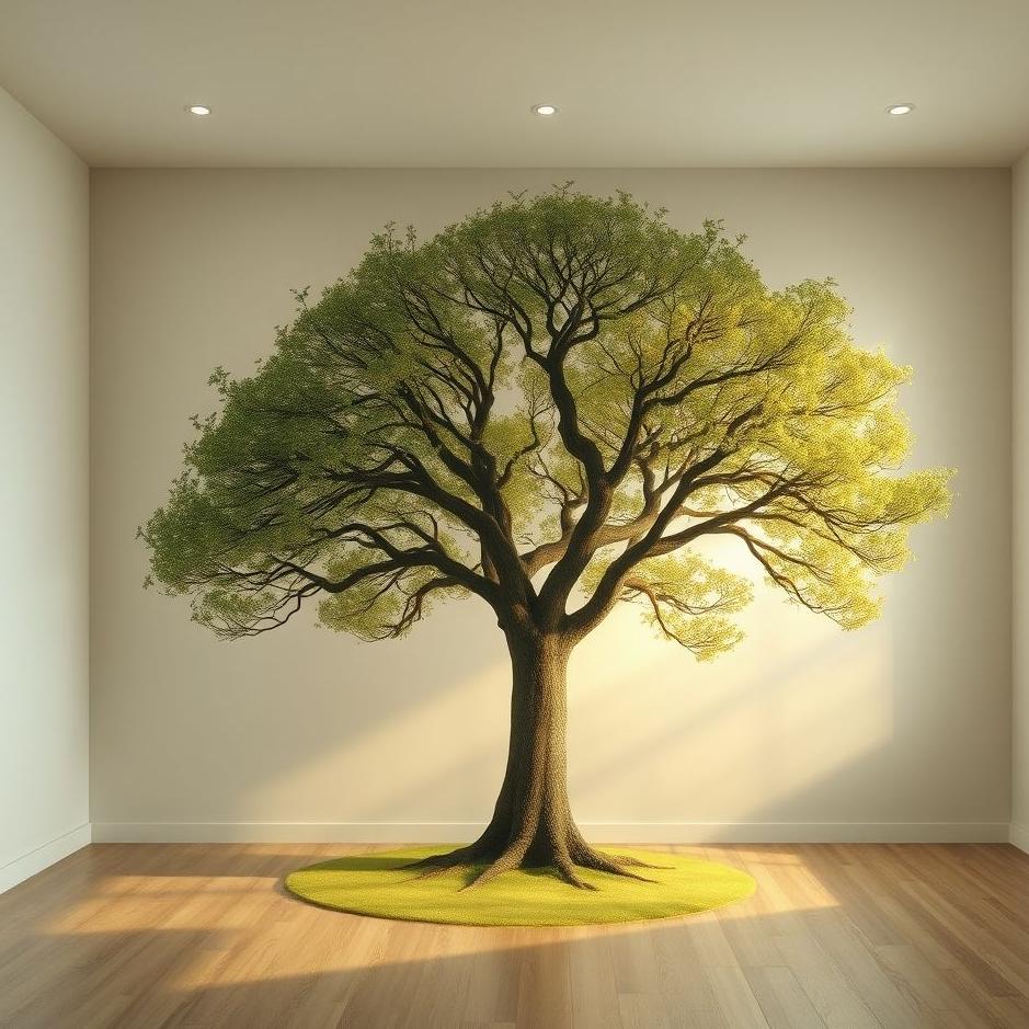 Dream : Tree in a room in a dream