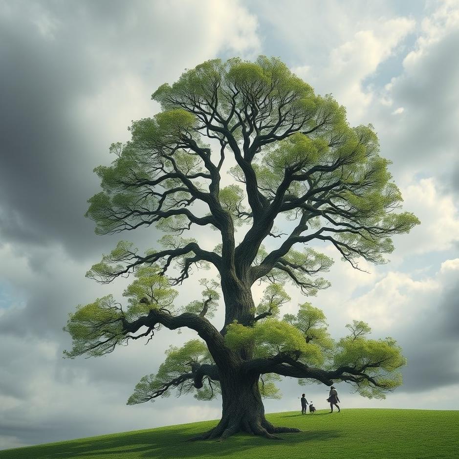 Dream : Tree in the shape of a human in a dream