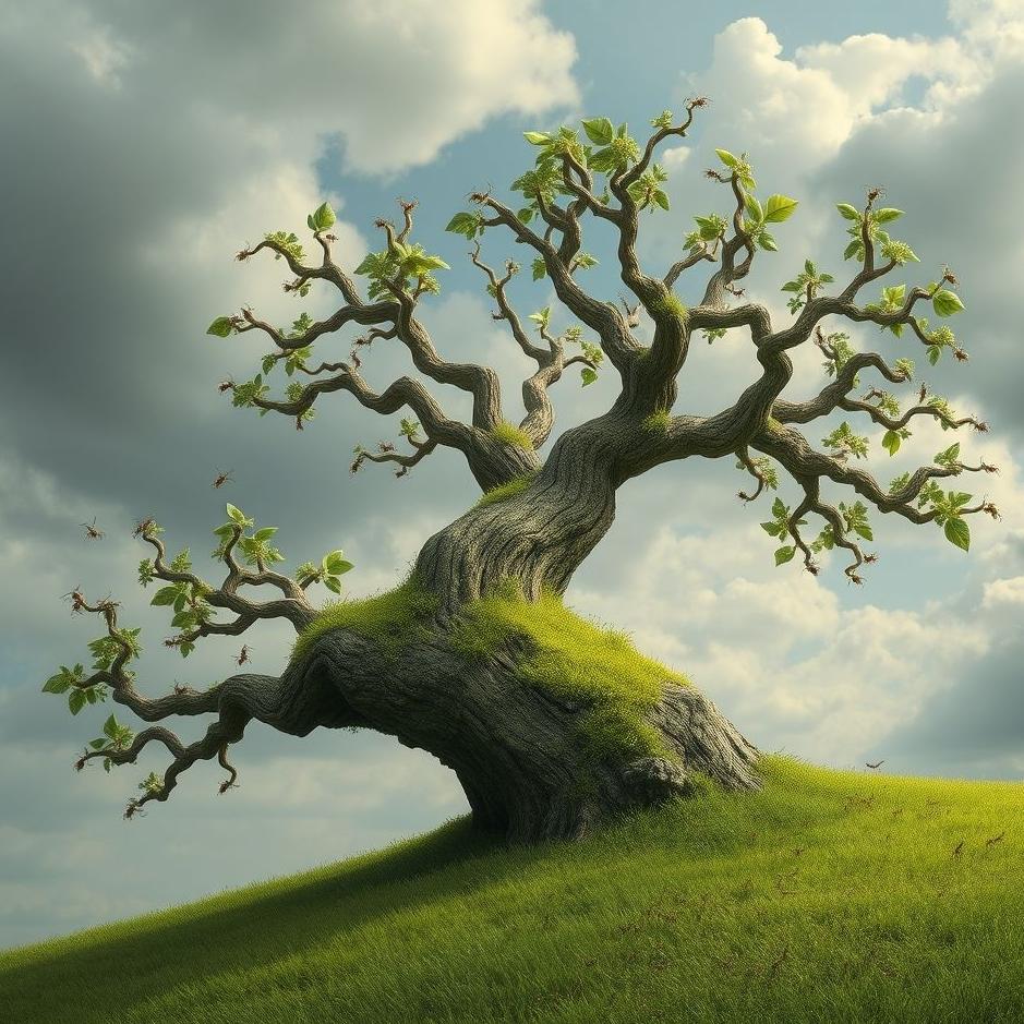 Dream : Tree with ants in a dream