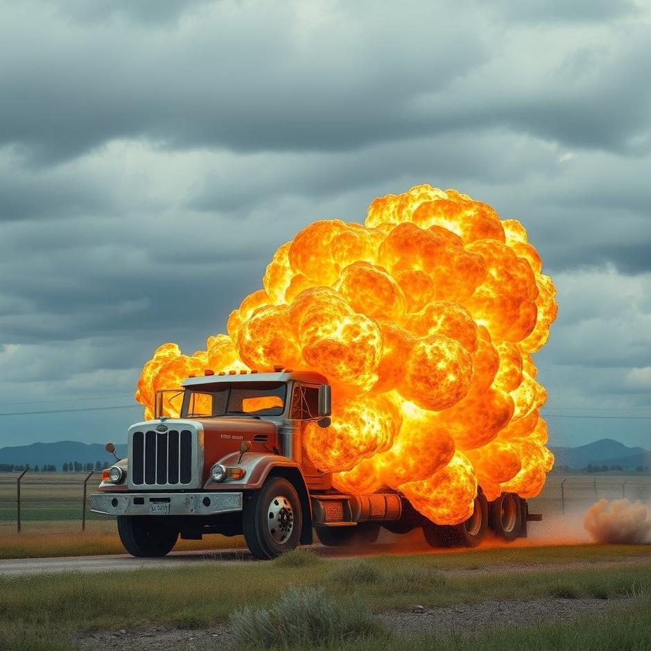 Dream : Truck explode in a dream