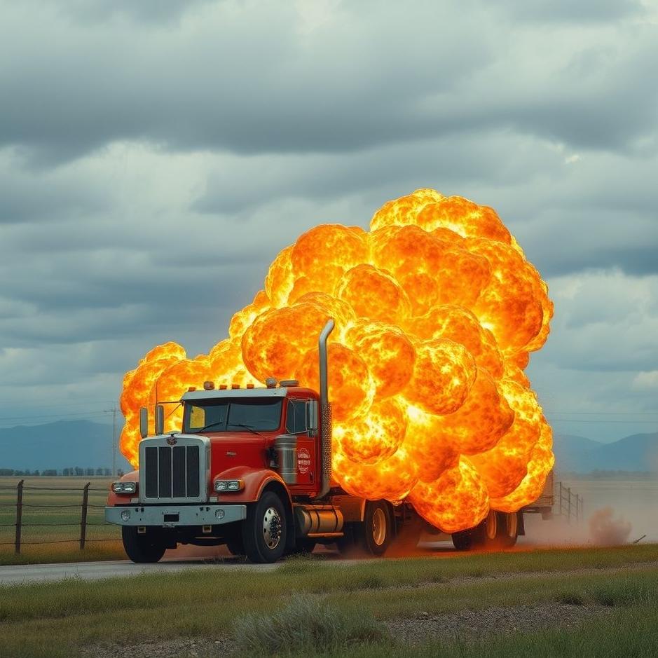 Dream : Truck explosion in a dream