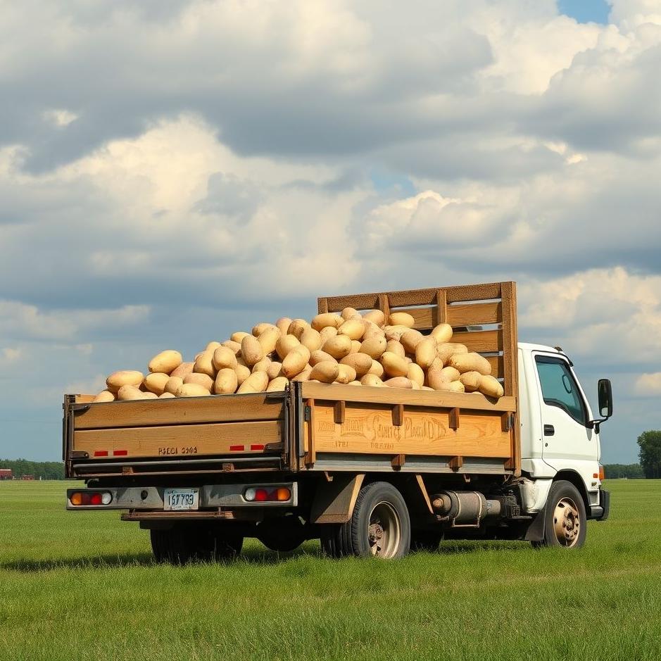 Dream : Truck full of potatoes in a dream