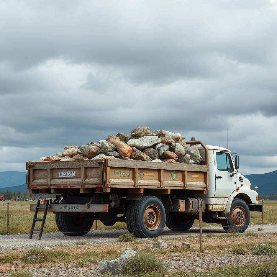 Dream : Truck full of stones in a dream