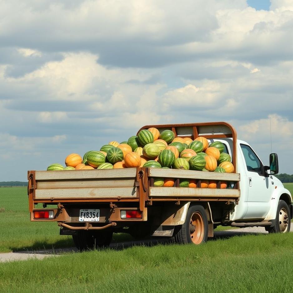 Dream : Truck full of watermelons in a dream