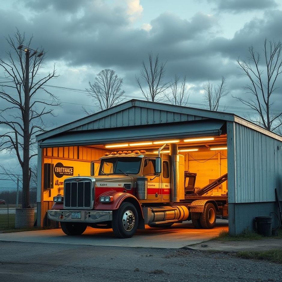 Dream : Truck garage in a dream
