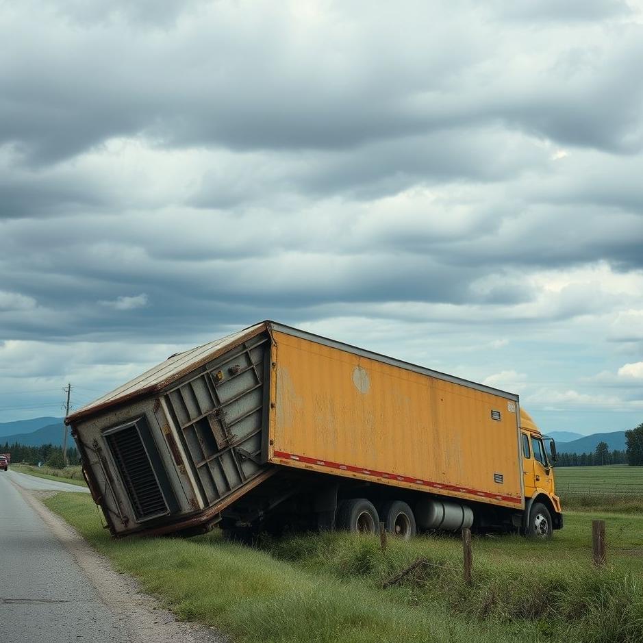 Dream : Truck overturned in a dream