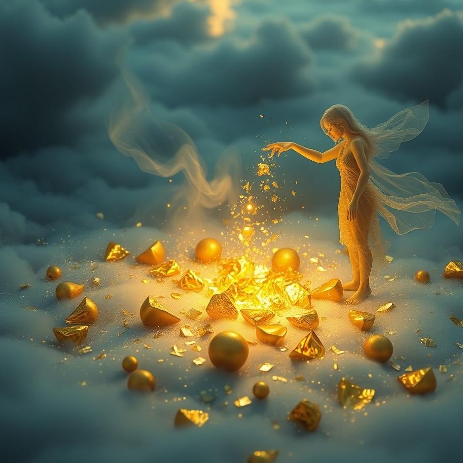 Dream : Try to break gold in the dream