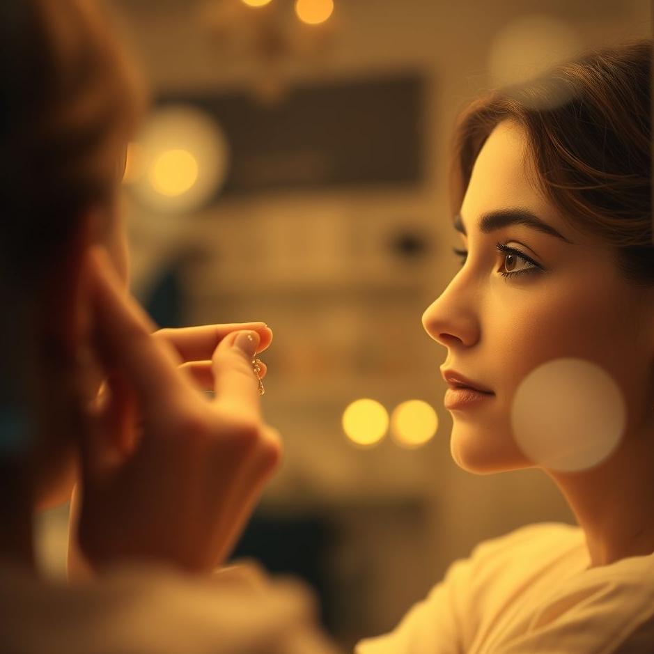 Dream : Trying on earrings in a dream