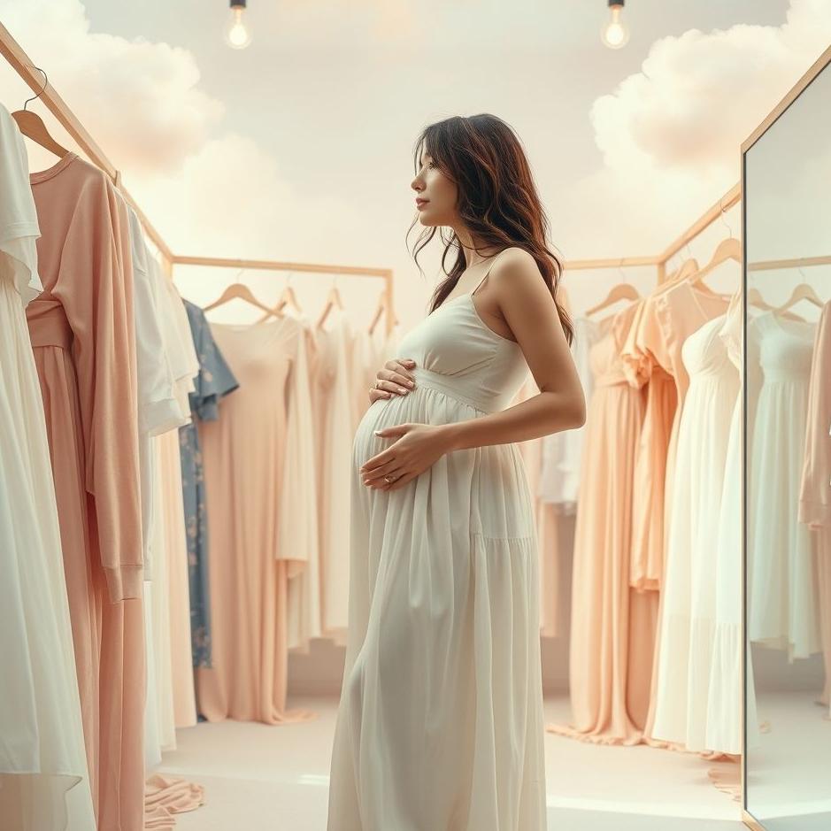 Dream : Trying on maternity clothes in a dream