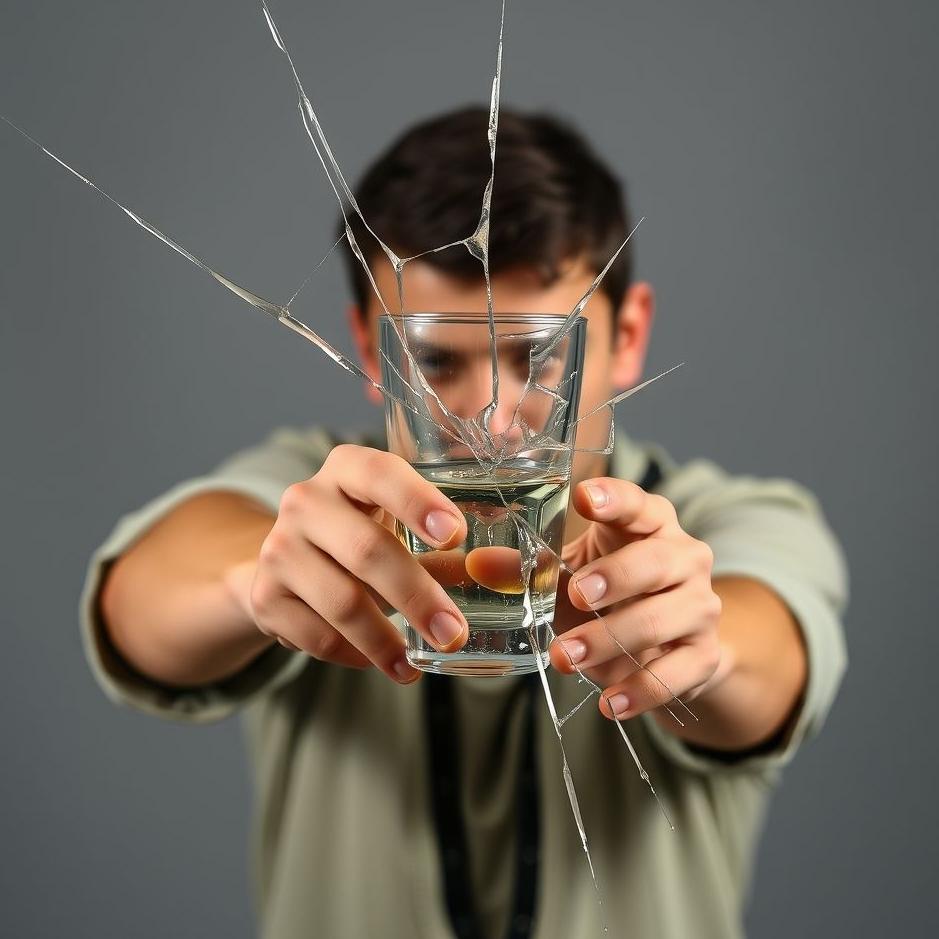 Dream : Trying to Break a Glass 