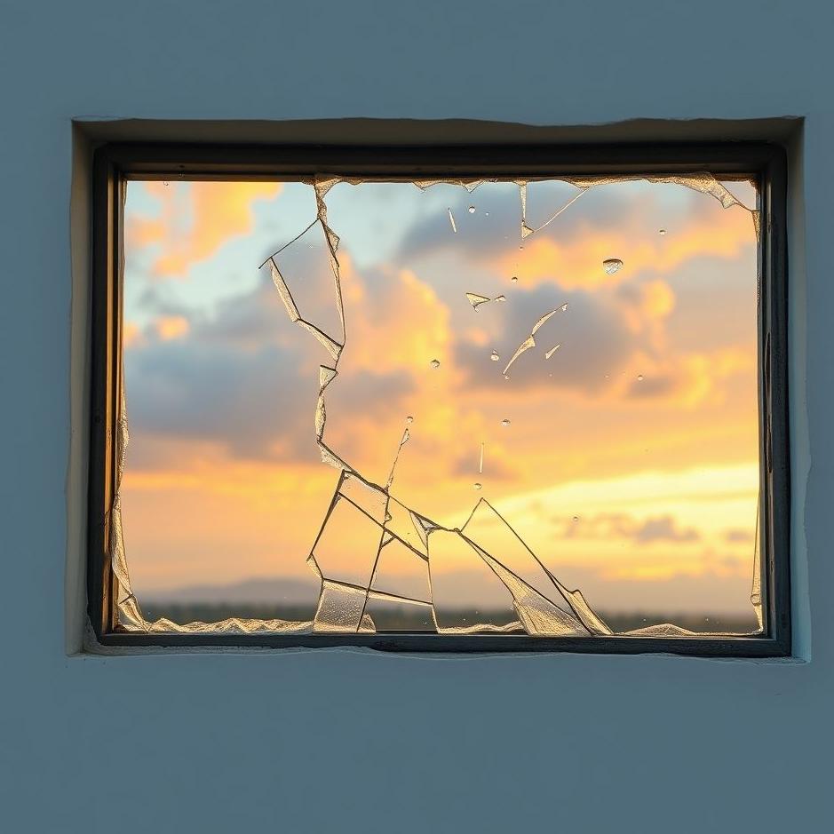 Dream : Trying to break a window in a dream