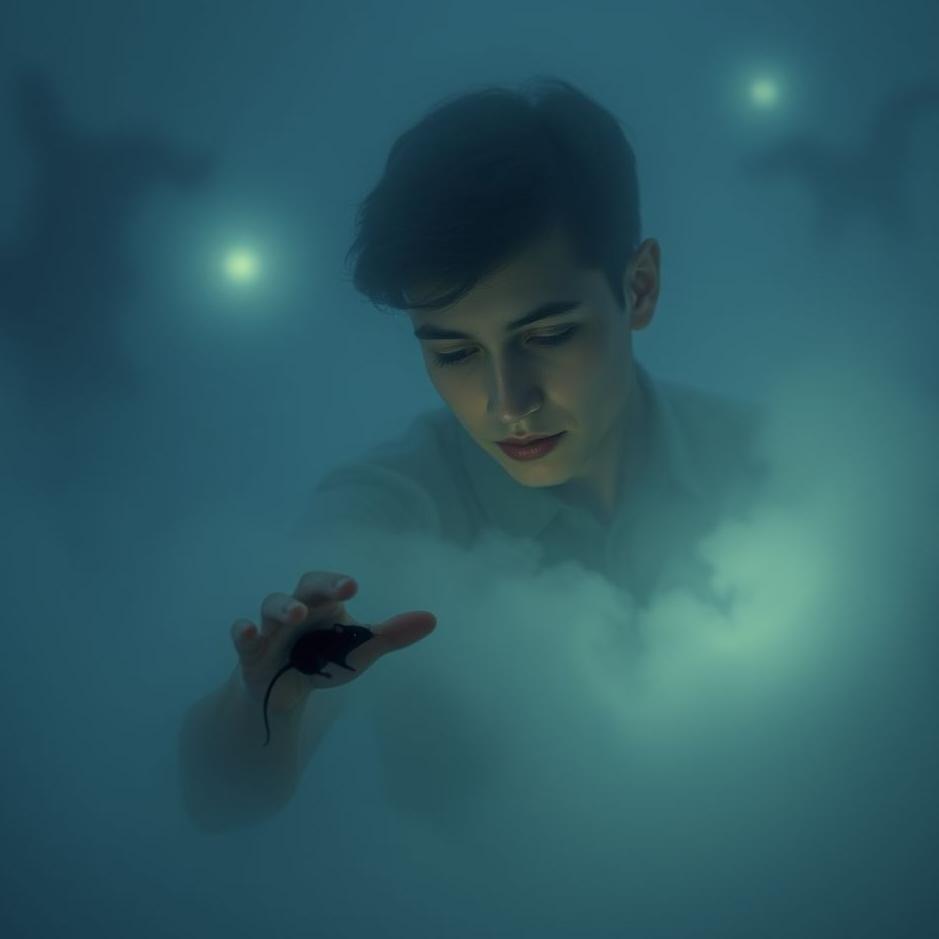 Dream : Trying to catch a black mouse in a dream