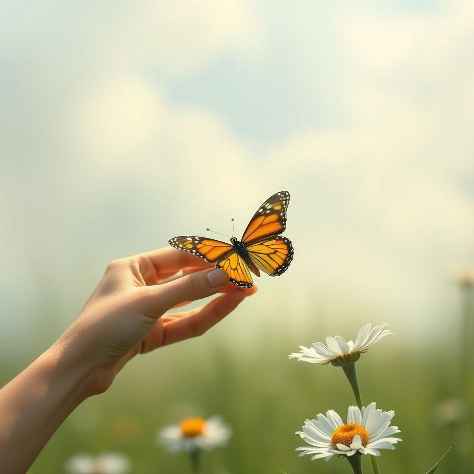 Dream : Trying to catch a butterfly in a dream