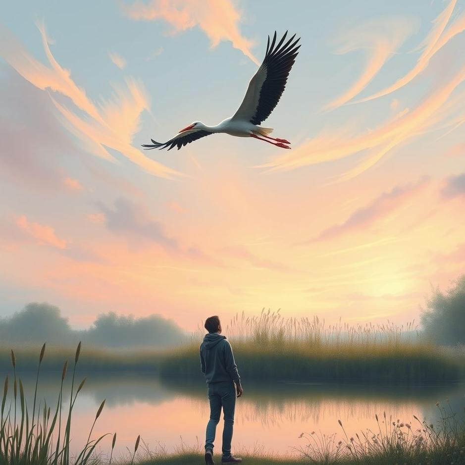 Dream : Trying to catch a stork in your dream