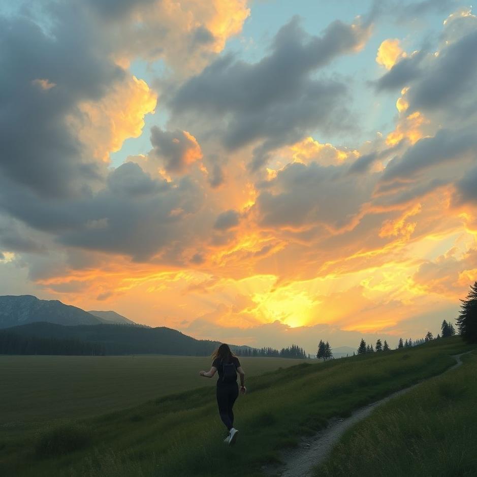 Dream : Trying to catch up somewhere by running in a dream