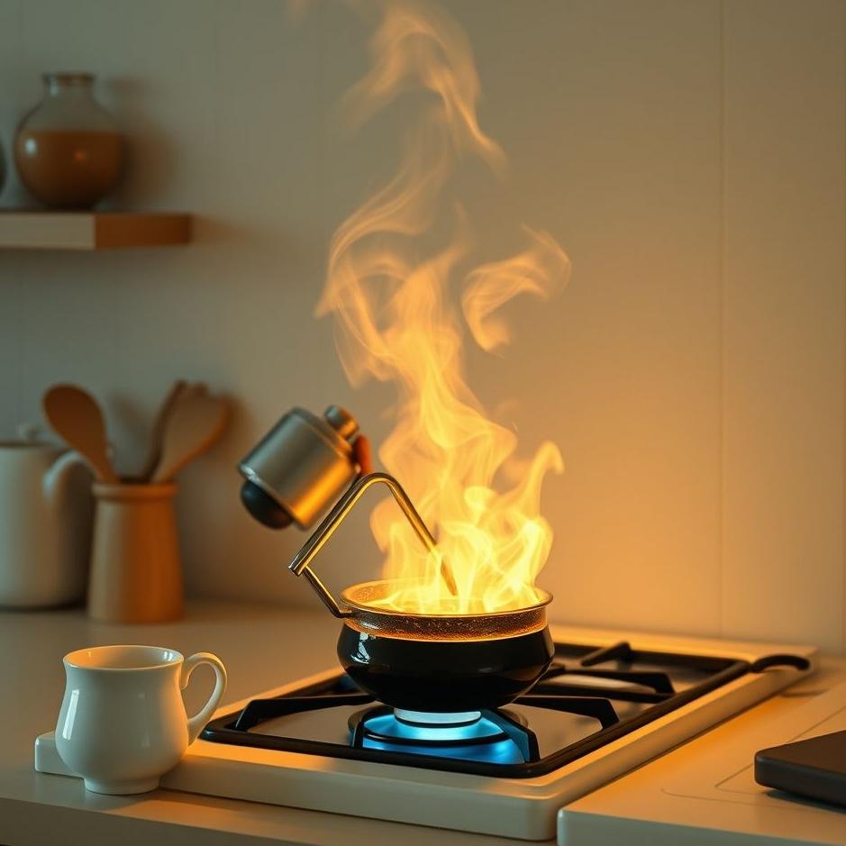 Dream : Trying to cook coffee in a dream