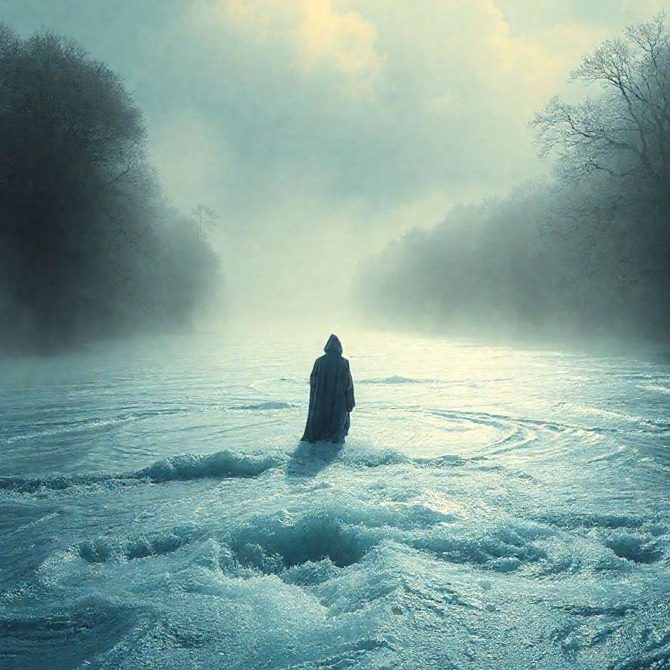 Dream : Trying to cross the flowing water in the dream