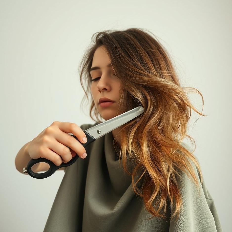 Dream : Trying to cut hair in a dream