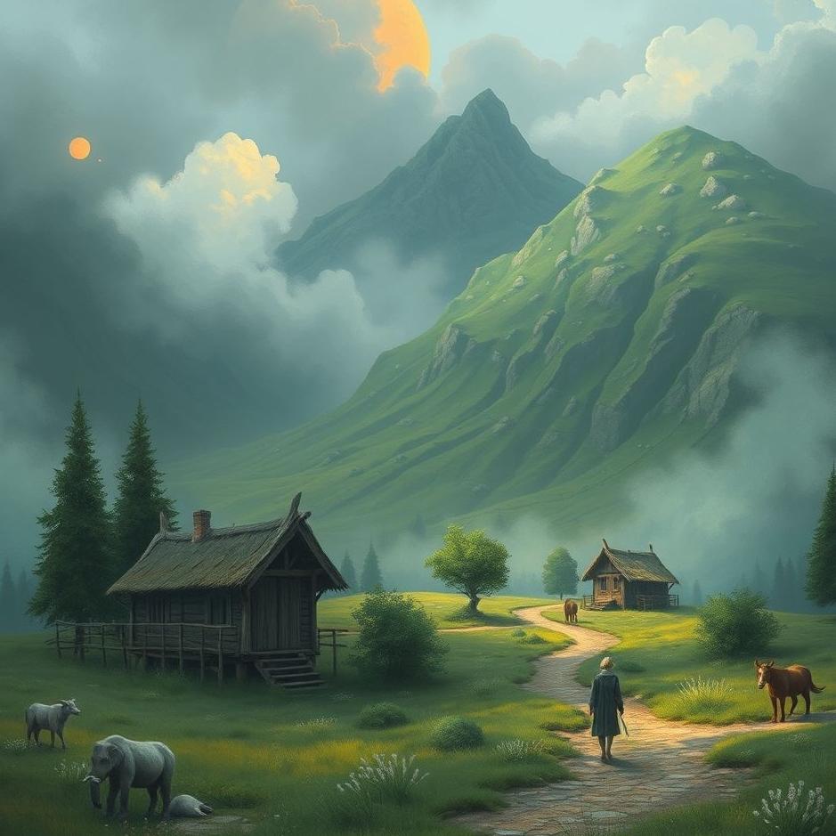 Dream : Trying to go to the village in your dream