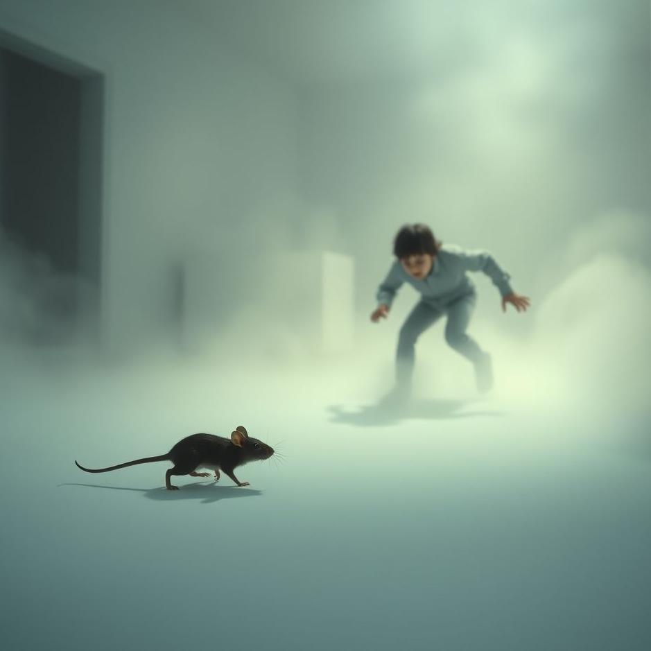 Dream : Trying to kill a small mouse in a dream