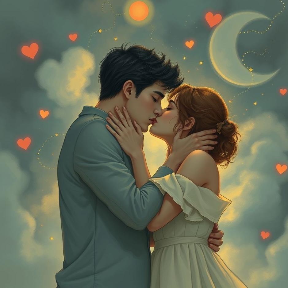 Dream : Trying to kiss a girl in a dream